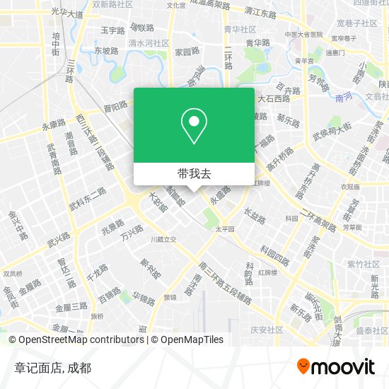 章记面店地图