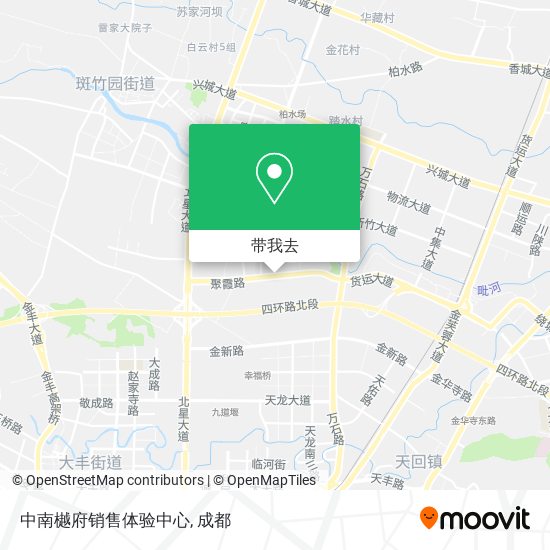 中南樾府销售体验中心地图