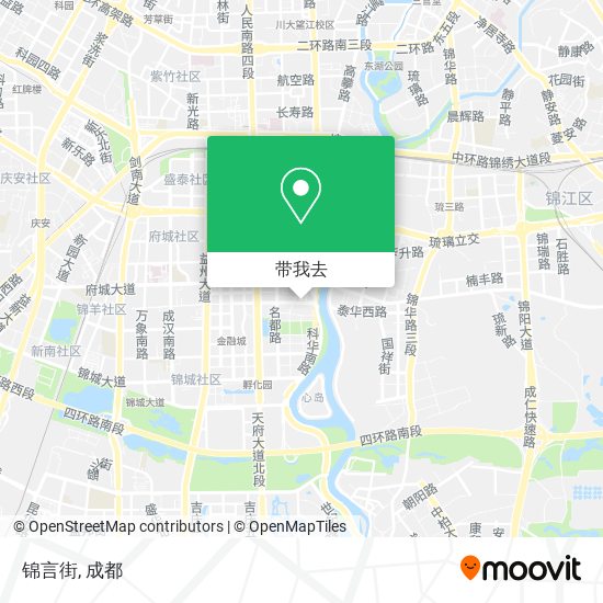 锦言街地图