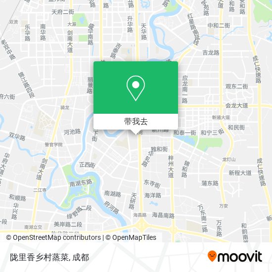 陇里香乡村蒸菜地图