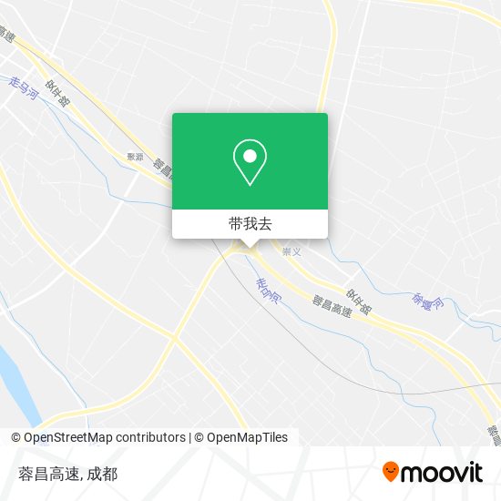 蓉昌高速地图