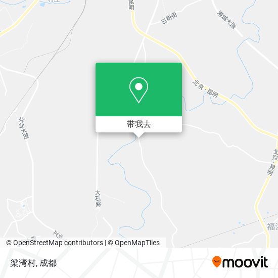 梁湾村地图