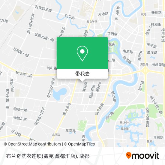 布兰奇洗衣连锁(鑫苑·鑫都汇店)地图
