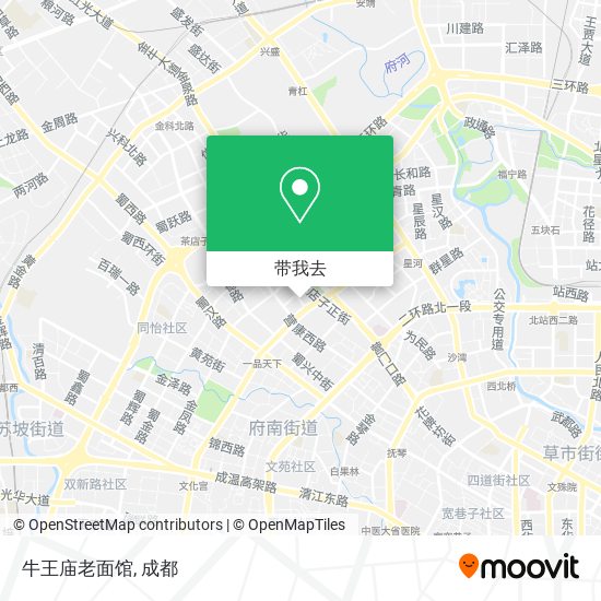 牛王庙老面馆地图