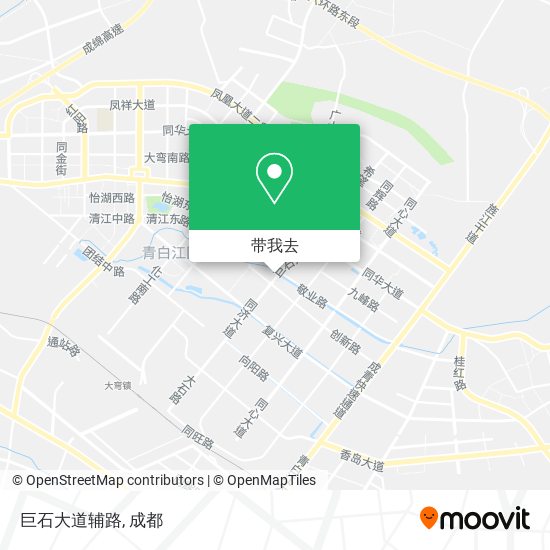 巨石大道辅路地图