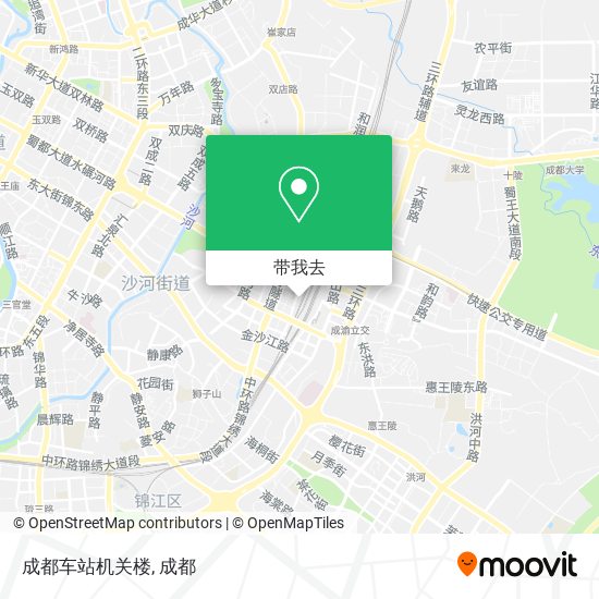 成都车站机关楼地图