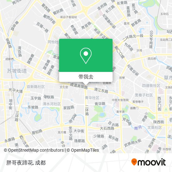 胖哥夜蹄花地图