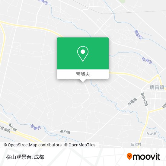 横山观景台地图