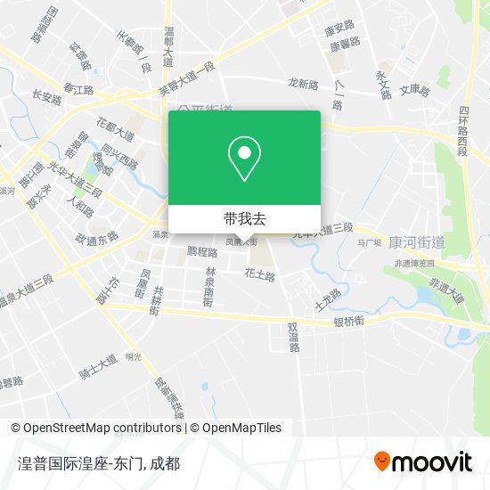 湟普国际湟座-东门地图