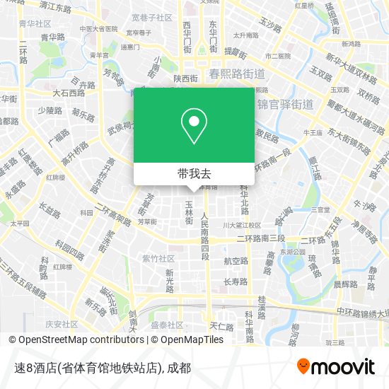 速8酒店(省体育馆地铁站店)地图