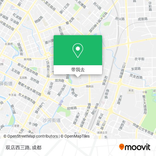 双店西三路地图
