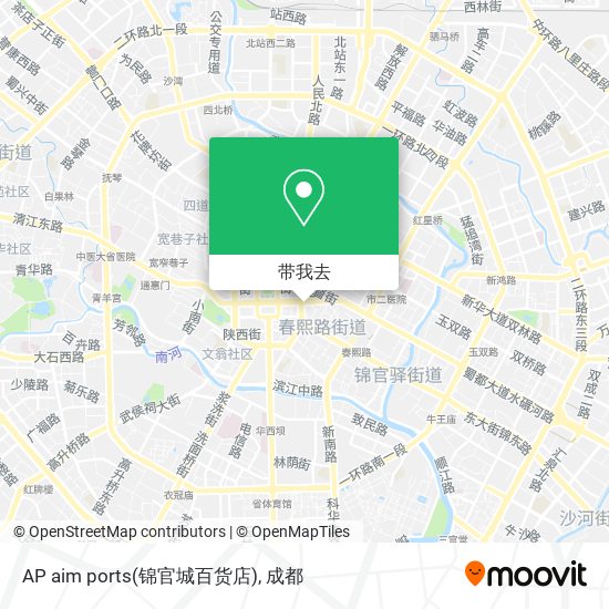AP aim ports(锦官城百货店)地图