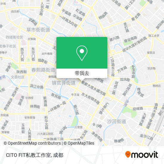 CITO FIT私教工作室地图