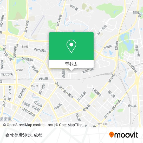 森梵美发沙龙地图