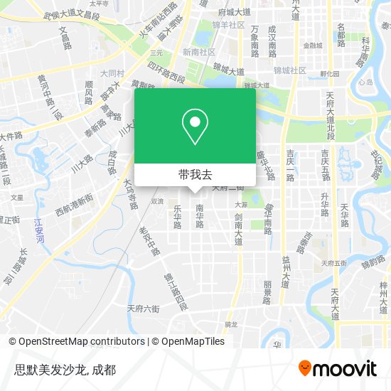 思默美发沙龙地图