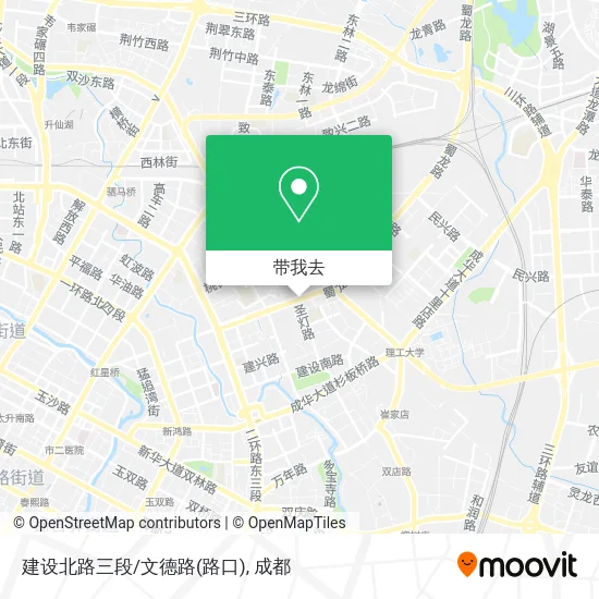 建设北路三段/文德路(路口)地图