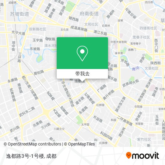 逸都路3号-1号楼地图
