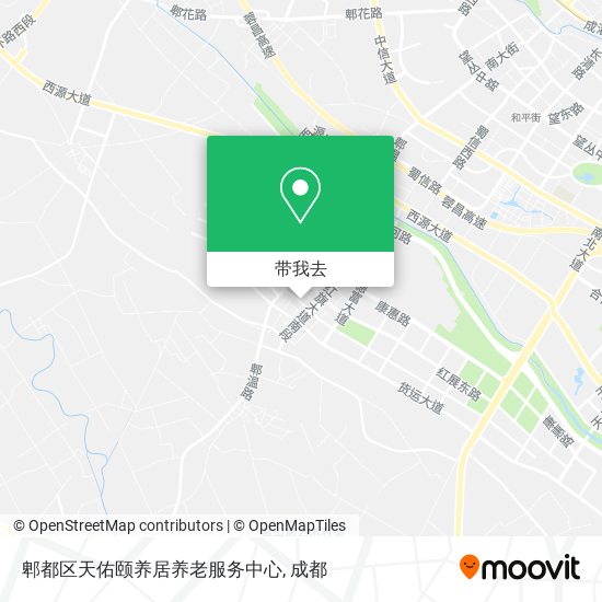 郫都区天佑颐养居养老服务中心地图