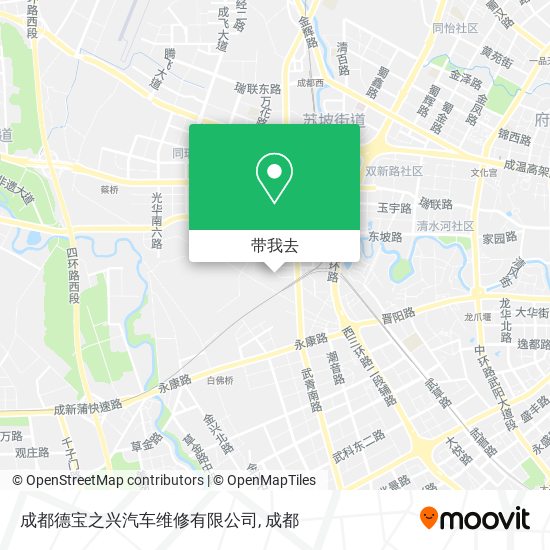 成都德宝之兴汽车维修有限公司地图
