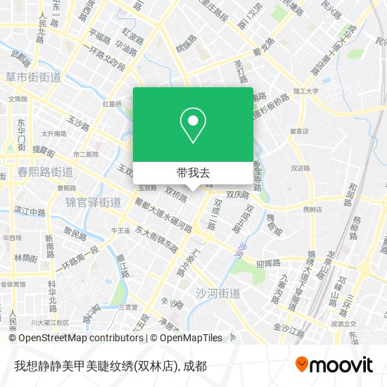 我想静静美甲美睫纹绣(双林店)地图