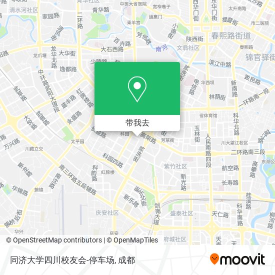同济大学四川校友会-停车场地图