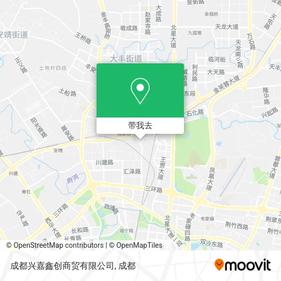 成都兴嘉鑫创商贸有限公司地图
