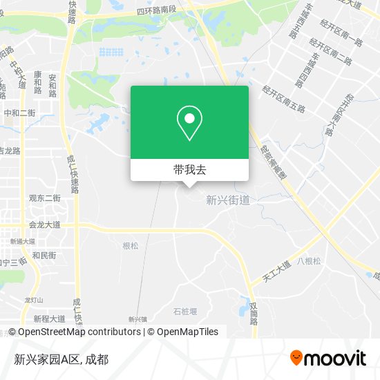 新兴家园A区地图