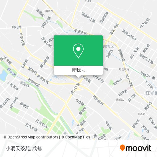 小洞天茶苑地图