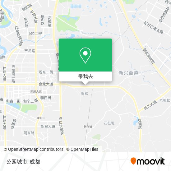 公园城市地图
