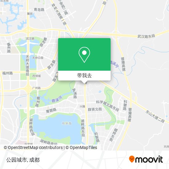 公园城市地图