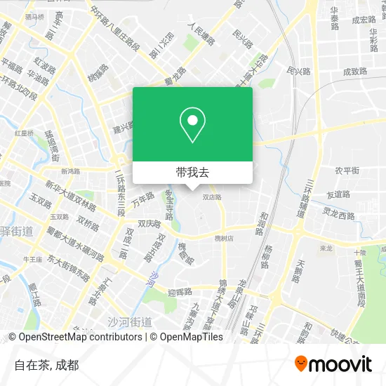 自在茶地图