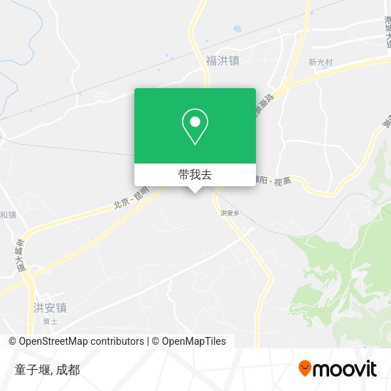 童子堰地图