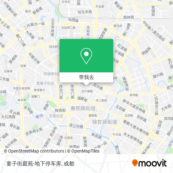 童子街庭苑-地下停车库地图