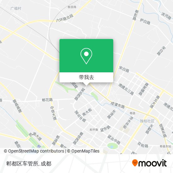 郫都区车管所地图