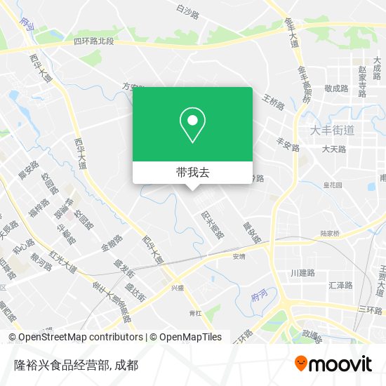 隆裕兴食品经营部地图