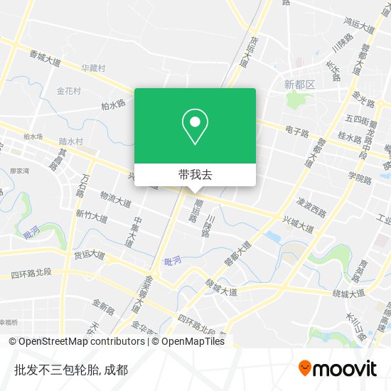 批发不三包轮胎地图