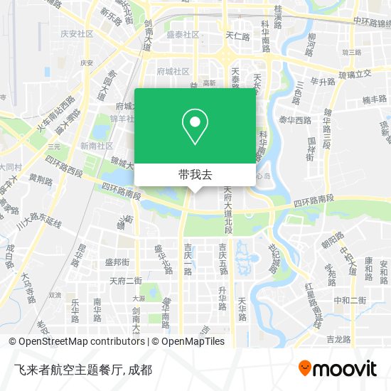 飞来者航空主题餐厅地图
