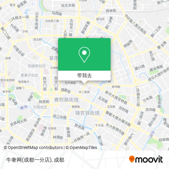 牛奢网(成都一分店)地图