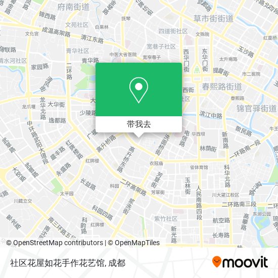 社区花屋如花手作花艺馆地图