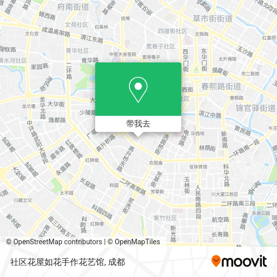 社区花屋如花手作花艺馆地图