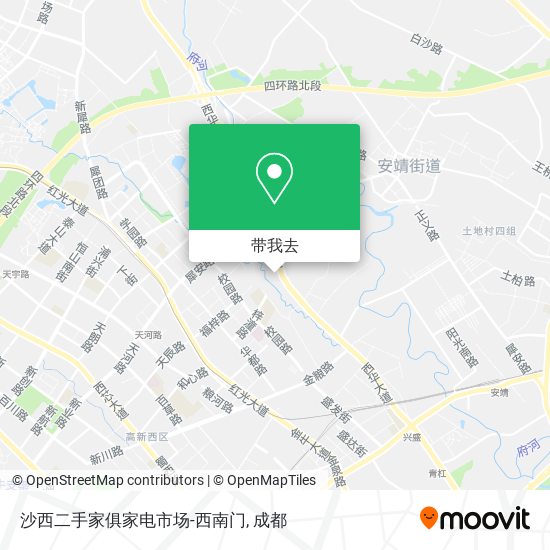 沙西二手家俱家电市场-西南门地图