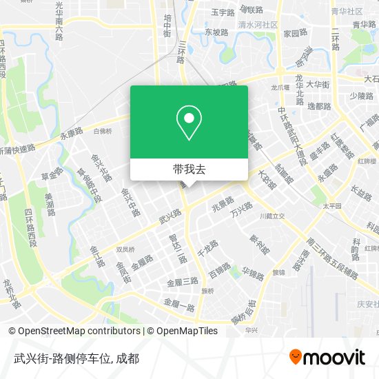 武兴街-路侧停车位地图