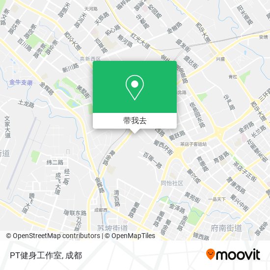 PT健身工作室地图