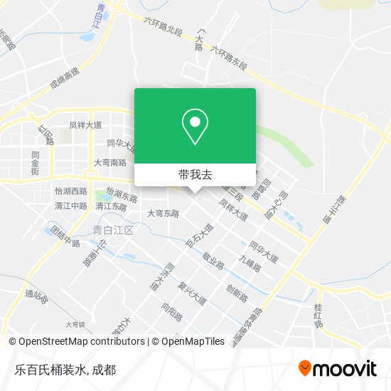 乐百氏桶装水地图
