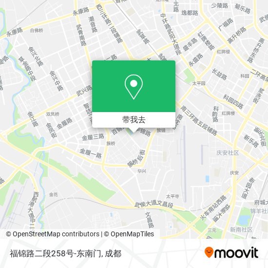 福锦路二段258号-东南门地图