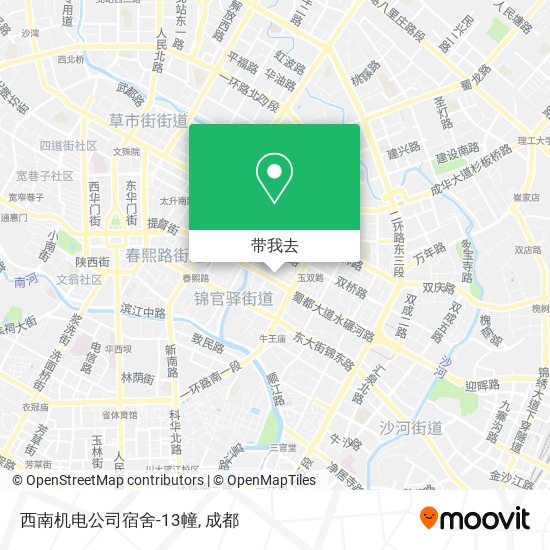 西南机电公司宿舍-13幢地图