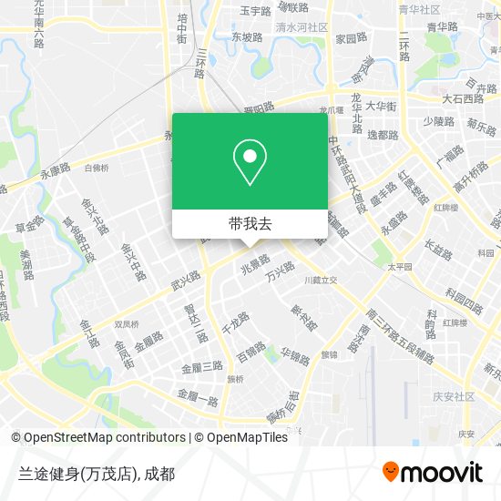 兰途健身(万茂店)地图