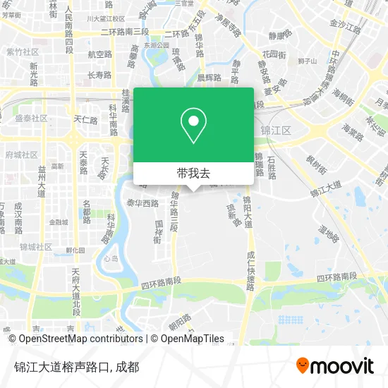 锦江大道榕声路口地图