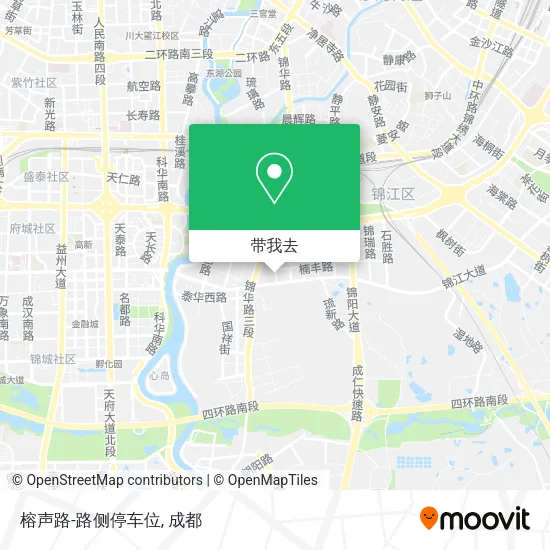 榕声路-路侧停车位地图