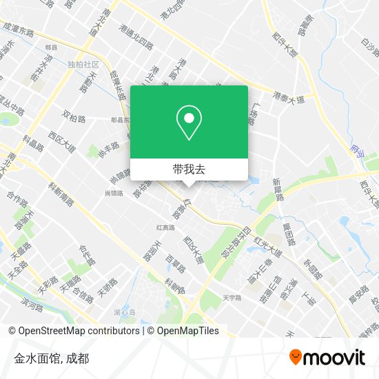 金水面馆地图